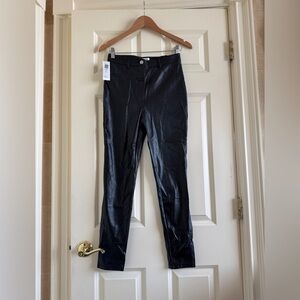 Aritzia Wilfred free Black faux leather pants